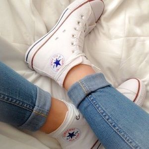 White high top converse
